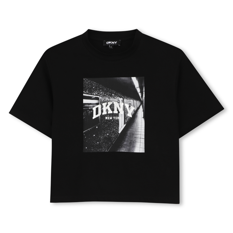 T-Shirt mit kurzen &Auml;rmeln DKNY 
                        GIRL