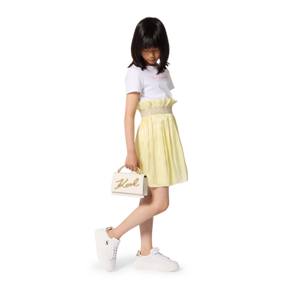 KURZÄRMELIGES KLEID AUS BI-MATERIAL KARL LAGERFELD KIDS GIRL