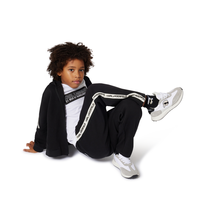 Low-Top-Sneakers mit Schnürung KARL LAGERFELD KIDS 
                    BOY