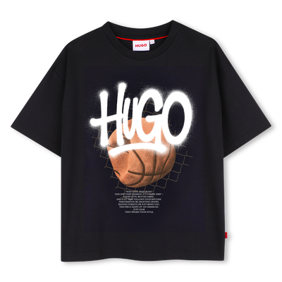 T-Shirt mit kurzen &Auml;rmeln HUGO BOY