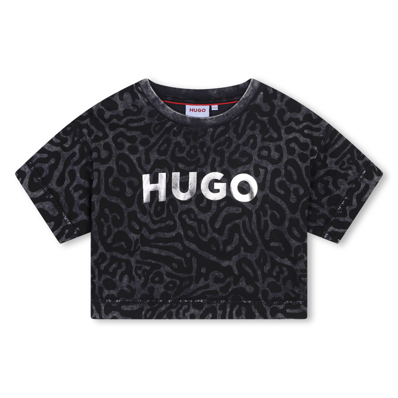 Bedrucktes Baumwoll-T-Shirt HUGO 
                        GIRL
