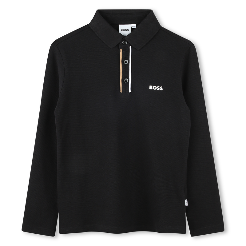 Langarm-Poloshirt BOSS 
                        BOY