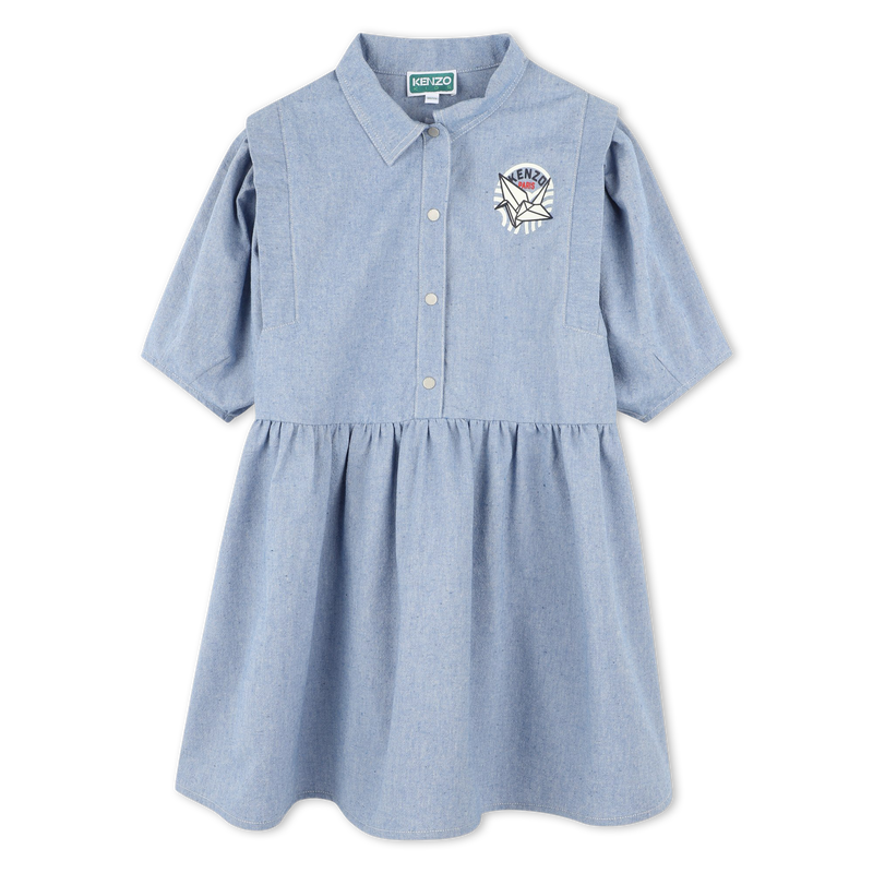Hemdkleid aus Baumwolle KENZO KIDS 
                        GIRL