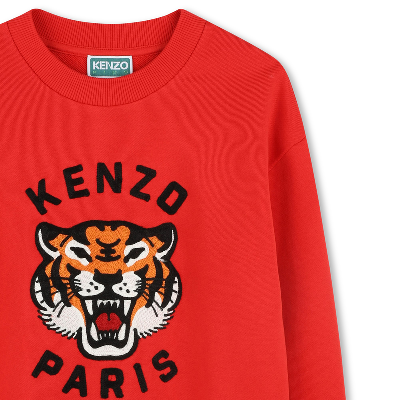 Sweatshirt mit Tiger-Stickerei KENZO KIDS 
                        BOY
