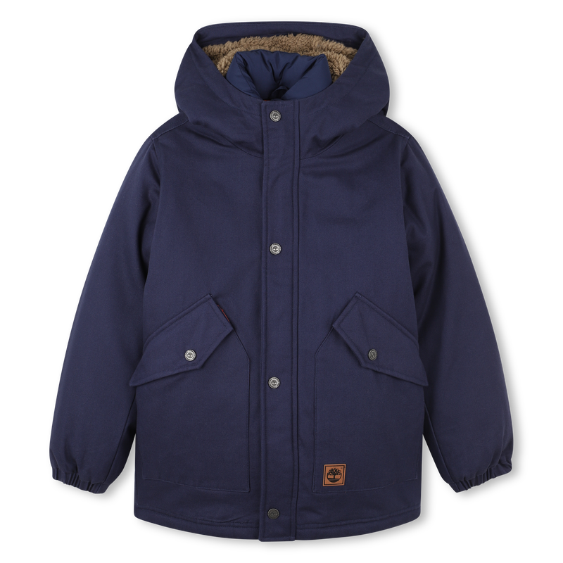 Parka aus Baumwoll-Canvas TIMBERLAND 
                        BOY