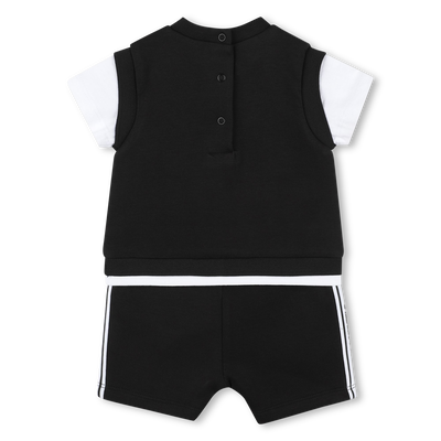 Zweifarbiges Set mit Signatur KARL LAGERFELD KIDS BOY