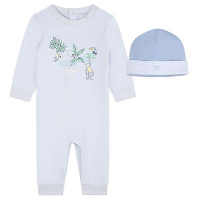 Baumwoll-Strampler &amp; M&uuml;tzchen KENZO KIDS BOY