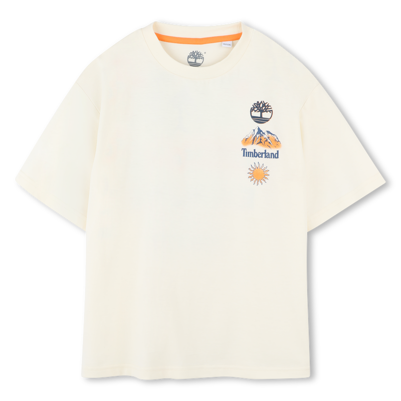 Weites T-Shirt mit Berg-Druck TIMBERLAND 
                        BOY