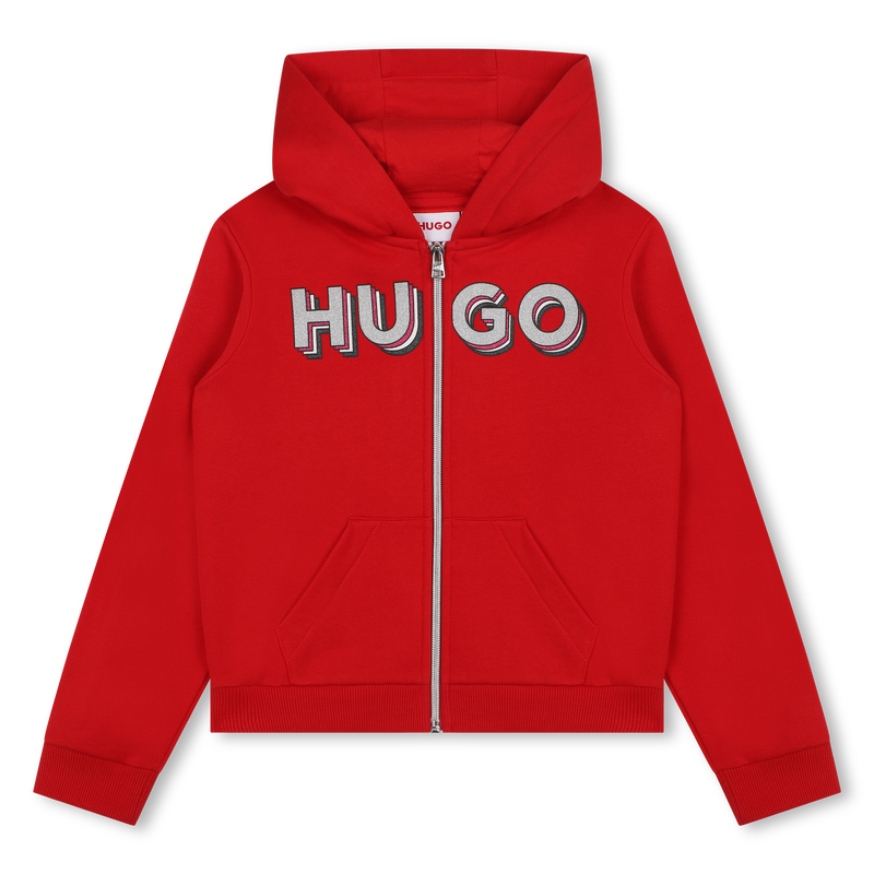Kapuzen-Sweatshirt mit Zipper HUGO 
                        GIRL