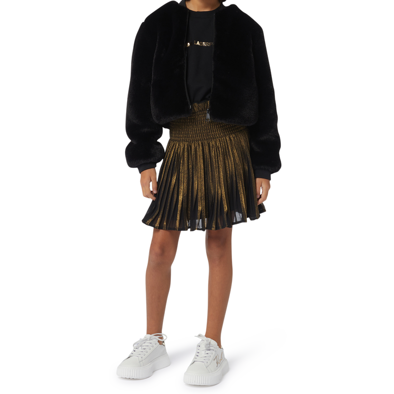 Kleid aus Materialmix KARL LAGERFELD KIDS 
                        GIRL