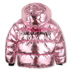 Steppjacke mit Kapuze KARL LAGERFELD KIDS 
                    GIRL