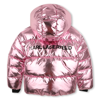 Steppjacke mit Kapuze KARL LAGERFELD KIDS GIRL