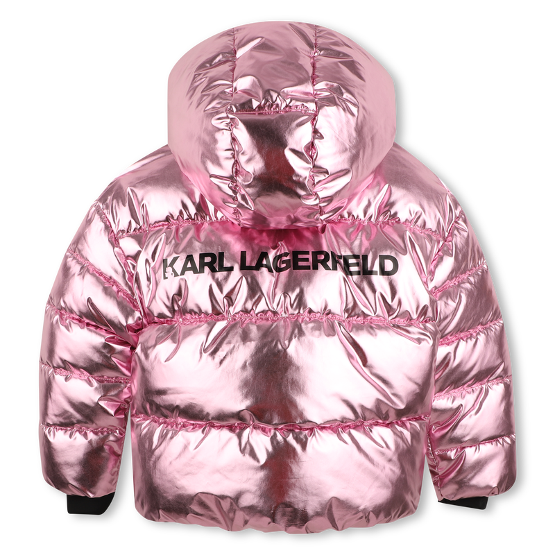 Steppjacke mit Kapuze KARL LAGERFELD KIDS 
                        GIRL