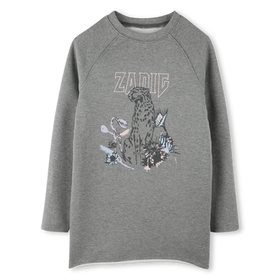 Lang&auml;rmeliges Sweatshirtkleid ZADIG & VOLTAIRE GIRL