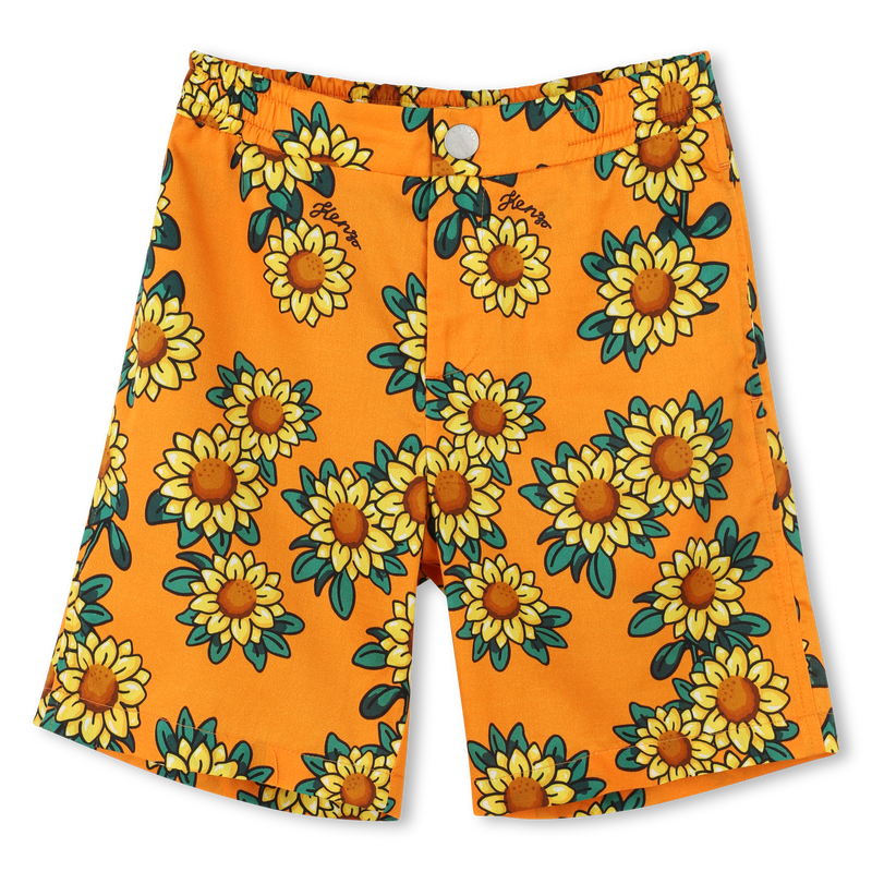 Bedruckte Baumwoll-Bermudas KENZO KIDS 
                        JUNGE