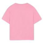 T-shirt mit druckknopf an der schulter KENZO KIDS 
                    GIRL
