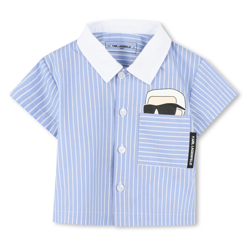 Set aus Hemd und Shorts KARL LAGERFELD KIDS 
                        BOY