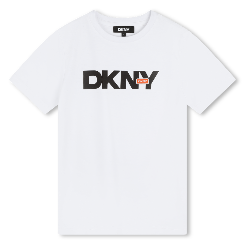 Kurzarm-T-Shirt aus Baumwolle DKNY 
                        UNISEX