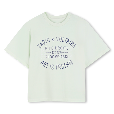 KURZ&Auml;RMELIGES T-SHIRT ZADIG & VOLTAIRE BOY