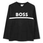 Lang&auml;rmeliges t-shirt BOSS 
                    BOY