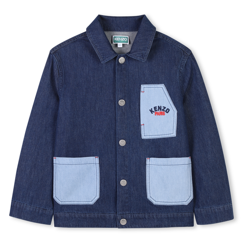 Jeansjacke aus Baumwolle KENZO KIDS 
                        UNISEX