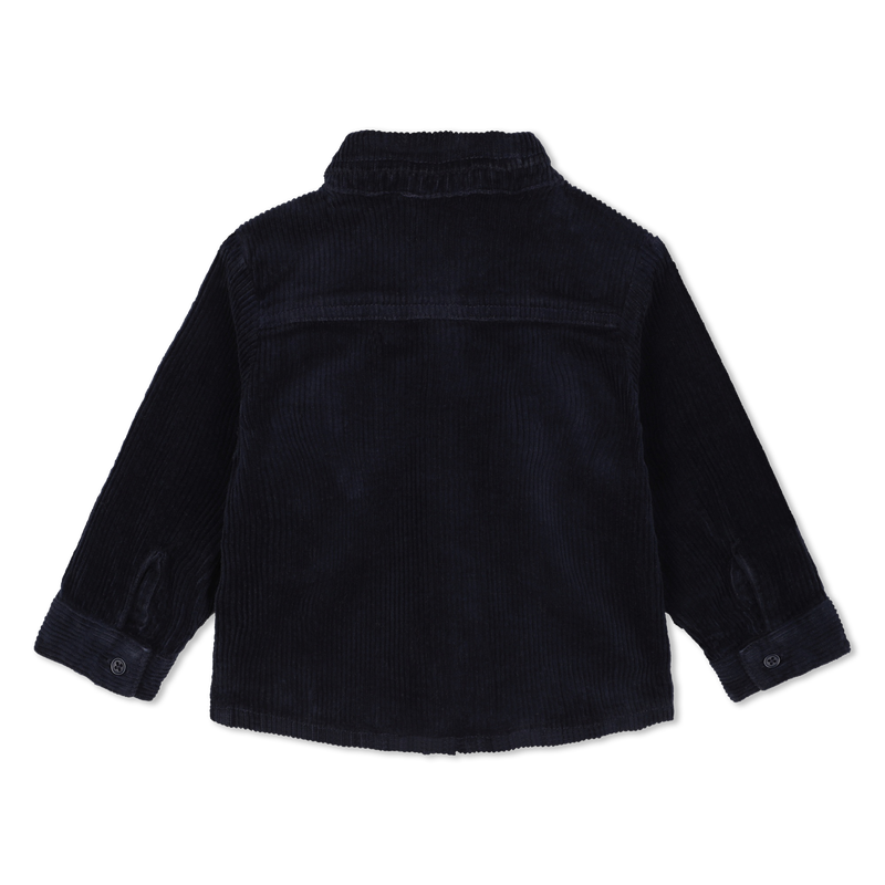 Einfarbiges Hemd aus Samt-Cord CARREMENT BEAU 
                        BOY