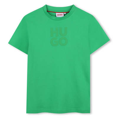 Kurzarm-T-Shirt aus Baumwolle HUGO BOY