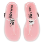Sandalen mit verstellbaren riemen KARL LAGERFELD KIDS 
                    GIRL