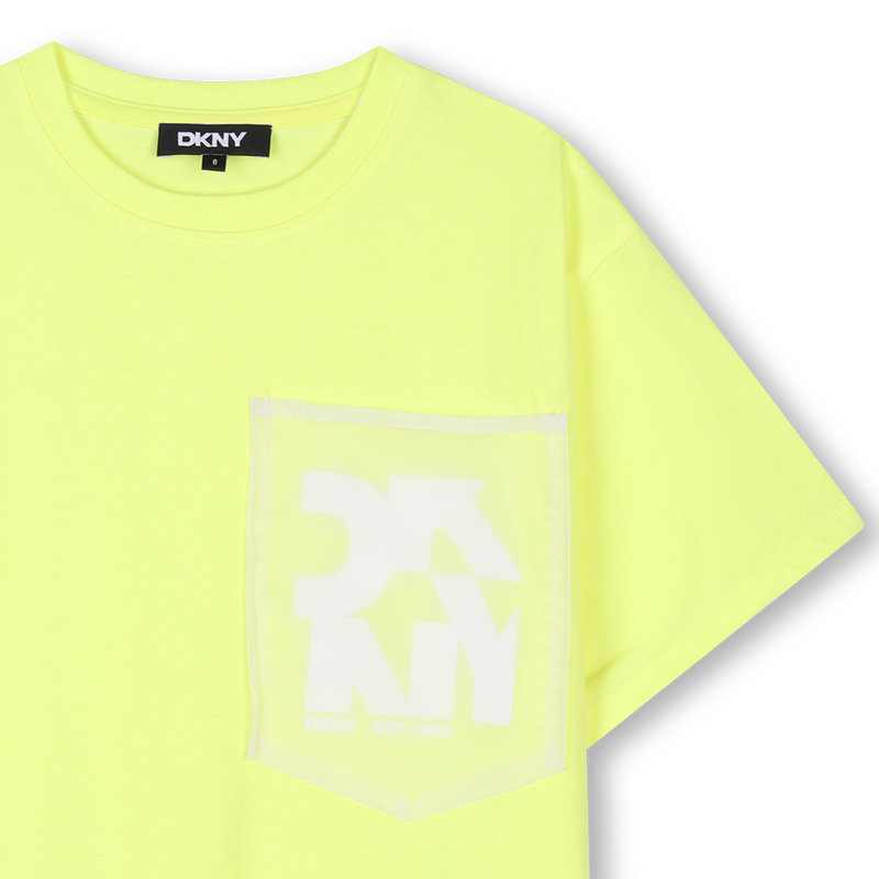 Kurz&auml;rmliges T-Shirt-Kleid DKNY 
                        GIRL