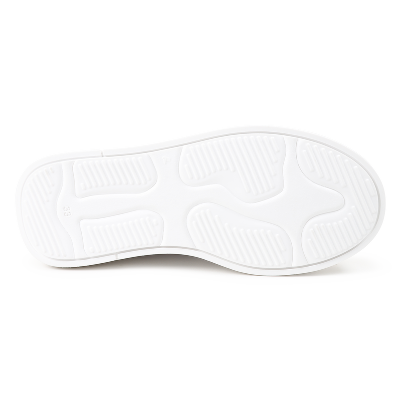 Schn&uuml;r-sneaker aus leder