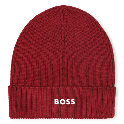 Strickm&uuml;tze mit Logo BOSS BOY