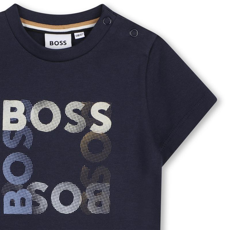 KURZ&Auml;RMELIGES T-SHIRT BOSS 
                        BOY