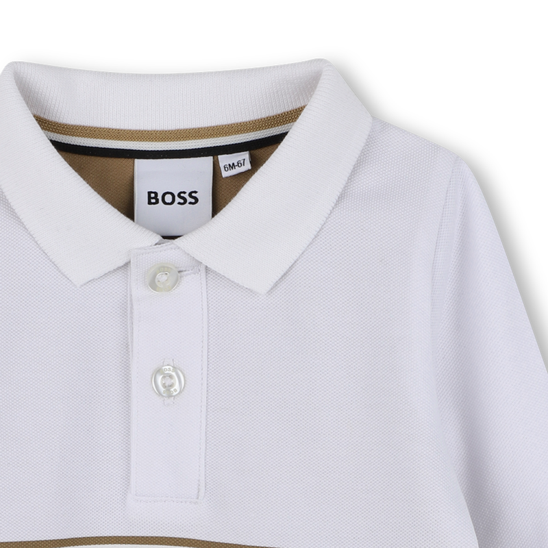 Lang&auml;rmeliges Poloshirt BOSS 
                        BOY