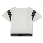 T-Shirt mit Volant-&Auml;rmeln KARL LAGERFELD KIDS 
                    GIRL