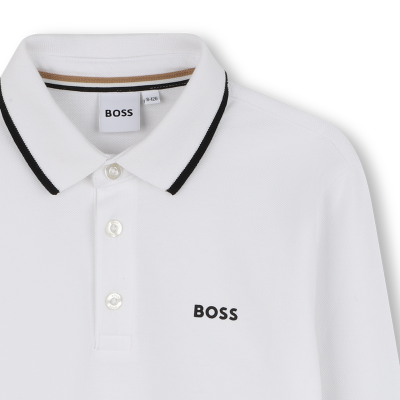 Lang&auml;rmeliges Poloshirt BOSS 
                        BOY