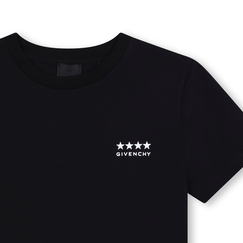 T-Shirt mit Sternen und Logos GIVENCHY 
                        BOY