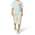 Einfarbige Baumwoll-Bermudas KENZO KIDS 
                    BOY