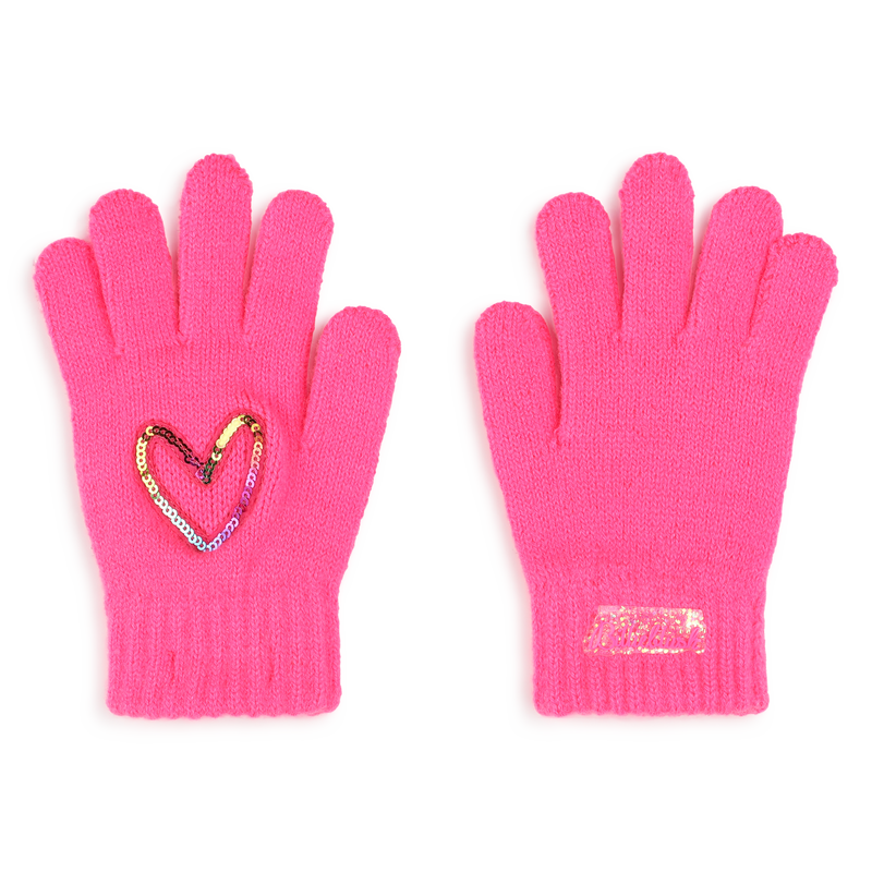 Handschuhe mit Paillettenherz BILLIEBLUSH 
                        GIRL