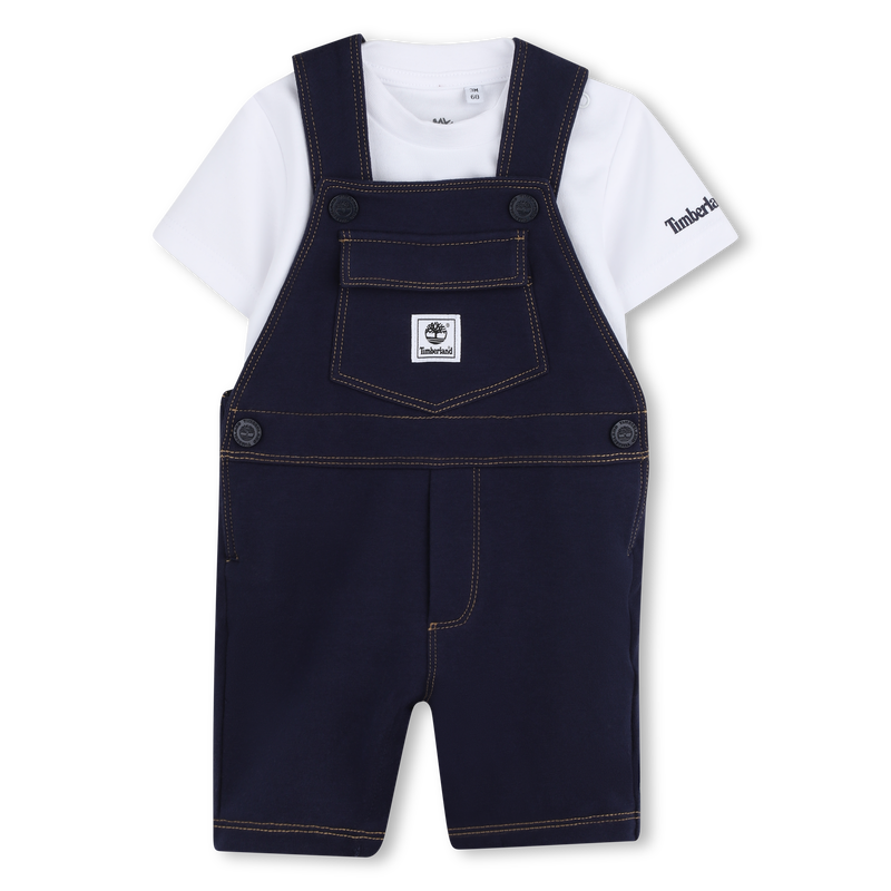 OVERALL UND T-SHIRT-SET TIMBERLAND 
                        BOY
