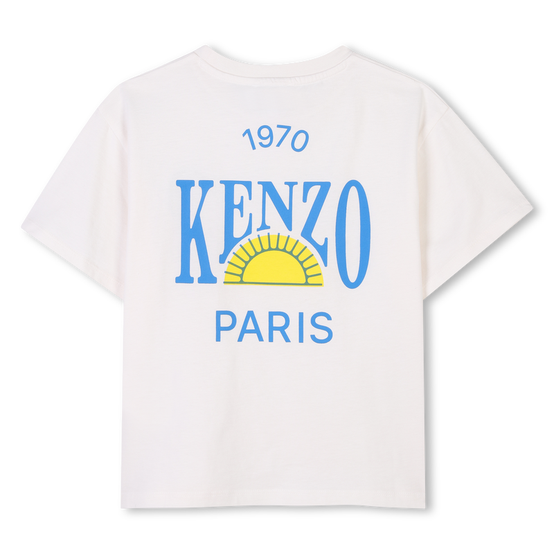 Kurz&auml;rmliges Baumwoll-T-Shirt KENZO KIDS 
                        BOY