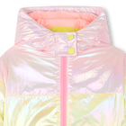 Dreifarbige Daunenjacke mit Kapuze BILLIEBLUSH 
                    GIRL