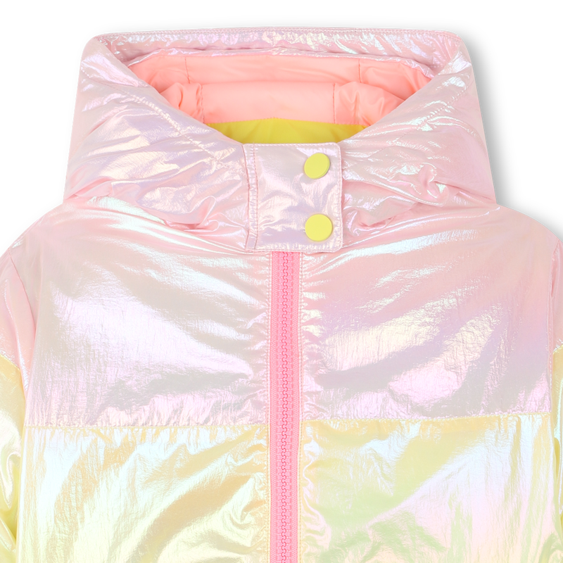 Dreifarbige Daunenjacke mit Kapuze BILLIEBLUSH 
                        GIRL