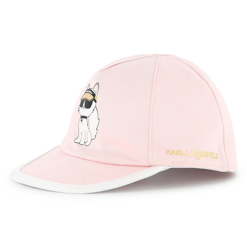 Wendbares Baumwoll-Cap KARL LAGERFELD KIDS 
                        GIRL