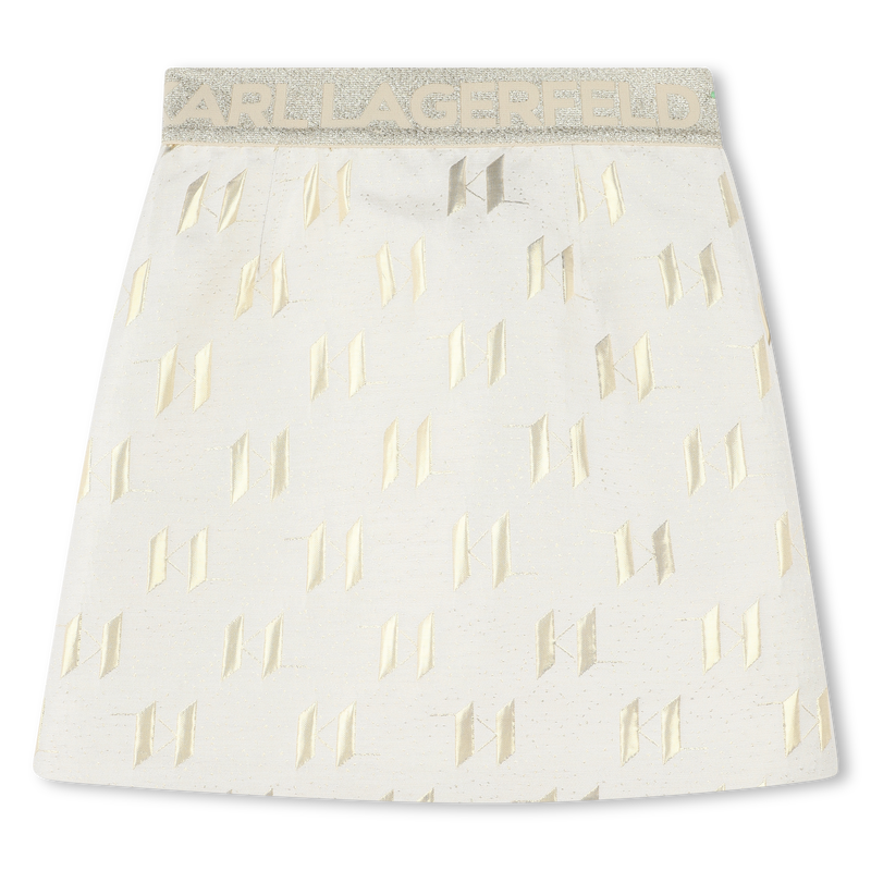 Festlicher Rock mit Markenlogo KARL LAGERFELD KIDS 
                        GIRL