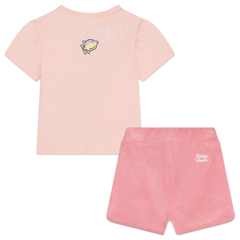 Zweiteiler aus Shorts &amp; T-Shirt KENZO KIDS 
                        GIRL