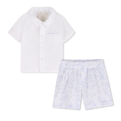 SET AUS HEMD UND SHORTS GIVENCHY UNISEX