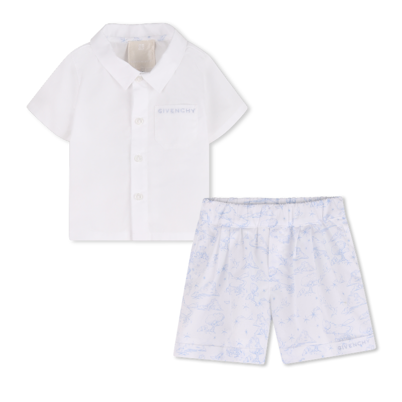 SET AUS HEMD UND SHORTS GIVENCHY 
                        UNISEX