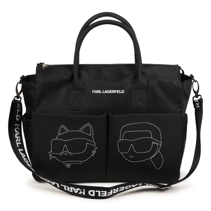 Bedruckte Wickeltasche KARL LAGERFELD KIDS 
                        UNISEX