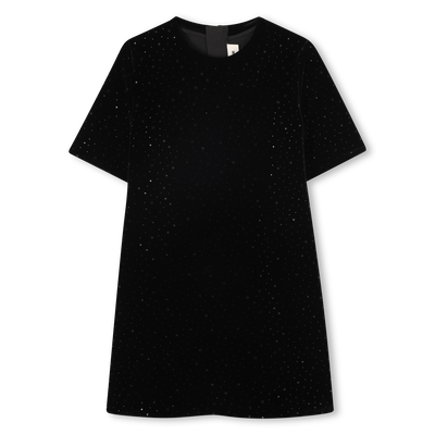 T-Shirt-Kleid aus Samt ZADIG & VOLTAIRE GIRL