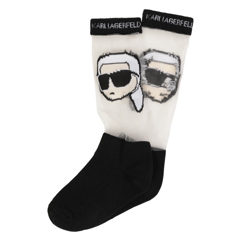 Socken mit Ajourmuster KARL LAGERFELD KIDS 
                        GIRL